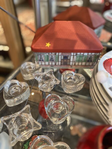 Bougeoirs en verre